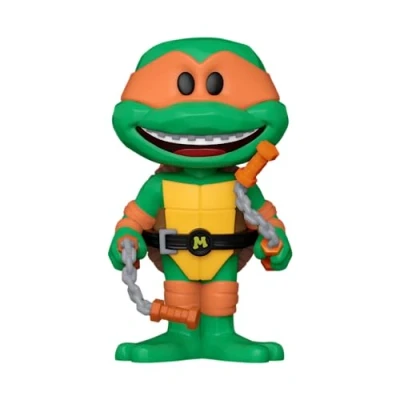 Image of Funko Vinyl SODA: Teenage Mutant Ninja Turtles (Teenage (TMNT) ) Michelangelo 1/6 Odds for Rare Chase Variant Collectable Figure Gift Idea Official Merchandise