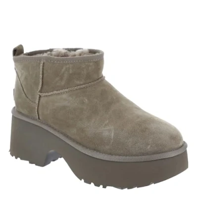 Image of UGG Classic Ultra MINI NEW Heights Ankle boots, Women&#039;s, Size: 5, Hickory Suede