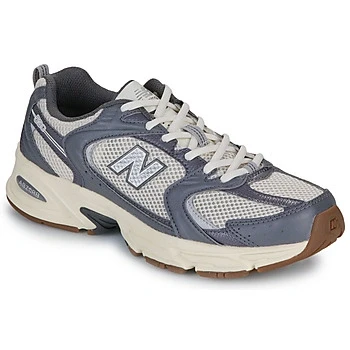 Image of New Balance 530 Stability running shoes, Size: 3.5, Grey beige Leather and textile