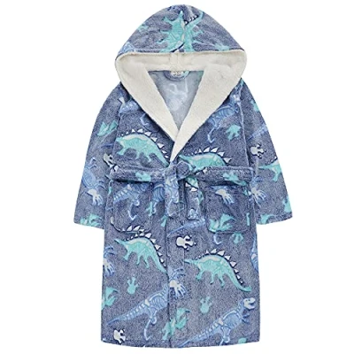 Image of Undercover Kids Glow in the Dark Dressing Gown 18C646 Blue 13 Years
