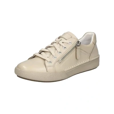 Image of Josef Seibel Claire 07 Women&#039;s Low Top Trainers, Width G (Normal), Interchangeable Footbed, sand, 4 UK
