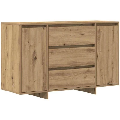 Image of vidaXL Sideboard Artisan Oak 120x41x75 cm Engineered Wood