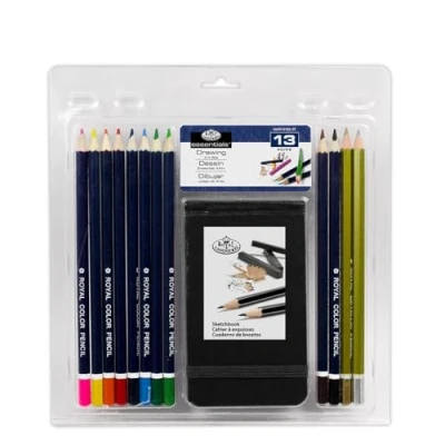 Image of Royal &amp; Langnickel Drawing Pencil Set with Sketchbook