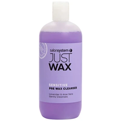 Image of Salon System 500ml Just Wax Pre Sensitive Skin Cleansing Hygiene Gel