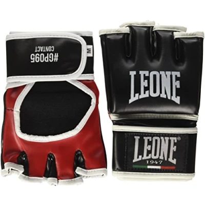 Image of LEONE 1947, Contact MMA Gloves, Unisex Adult, Black, S, GP095