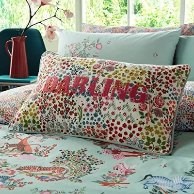 Image of Ashley Wilde Cath Kidston Darling Embellished Filled Cushion 30cm x 50cm