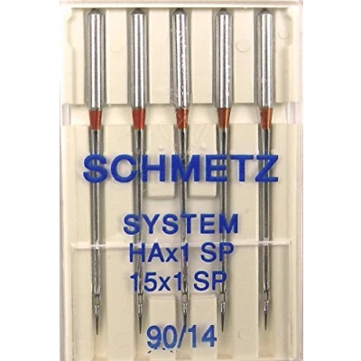 Image of Schmetz Super Stretch (Special) HAx1 SP Sewing Machine Needles, Thickness Size 90/14 for Coverlock and Overlock Machines