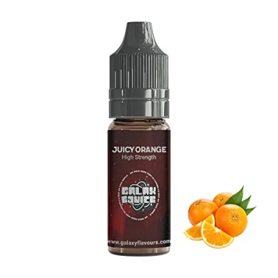 Image of Juicy Orange High Strength Flavouring 230+ Flavours Galaxy Food 50ml Bottle
