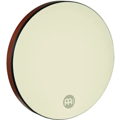 Image of Meinl Percussion Daf Drum Instrument Very Large Hand with Ring Snares True Feel Synthetic Head 20 Inches Siam Oak, Brown (FD20D TF)
