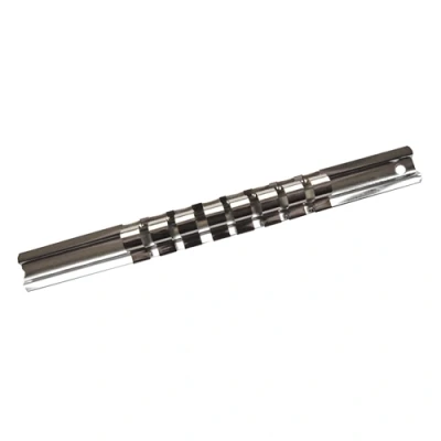 Image of King Dick Socket Rail 1/4&quot; SD + Clips Metric 5.5mm