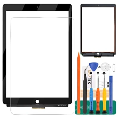 Image of For iPad Pro 12.9 2015 1st 1 Touch Screen Replacement A1652 A1584 TouchScreen Digitizer Sensor Panel Lens Kit(Without LCD) (Black)