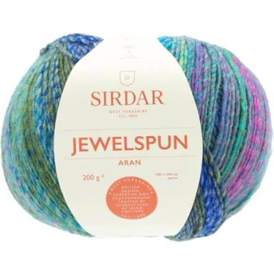 Image of Sirdar Jewelspun Aran, Midnight Sapphire (853), 200g