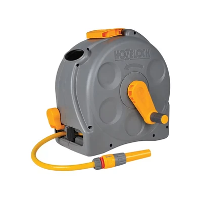 Image of hose Reel Hozelock Compact 25 meter inclusive wall mount and couplings