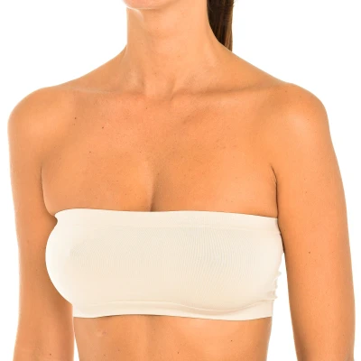Image of Intimidea Womens Seamless Georgia Fascia Band 110536 woman Beige Polyamide Size Small/Medium