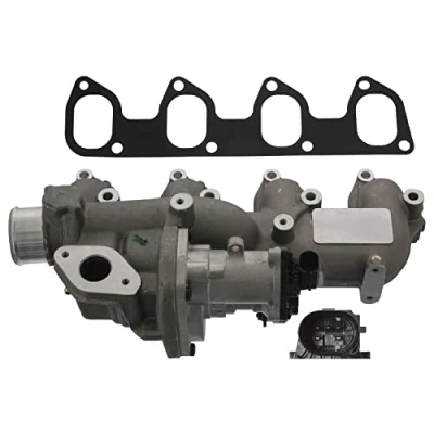 Image of 1363422, 1369213, 1387084, 1563296, 1563296S1 EGR valve FEBI BILSTEIN 45421 Electric with suction pipe, seal FORD: MONDEO 4, Focus 2