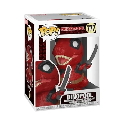Image of Funko POP! Marvel: Deadpool 30th Dinopool Collectable Vinyl Figure Gift Idea Official Merchandise Toys for Kids &amp; Adults Movies Fans Model Collectors and Display
