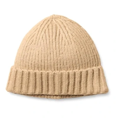 Image of Amazon Essentials Unisex Adults&#039; Fisherman Ribbed Beanie, Khaki Tan, One Size