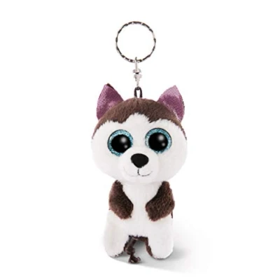 Image of NICI GLUBSCHIS cuddly soft toy Husky Barkley, dog teddy, sweet keyholder, 9cm