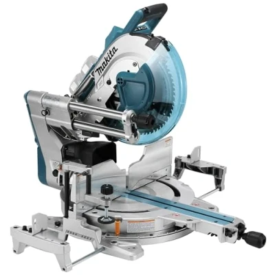 Image of Makita DLS211ZU Twin 18V (36V) Li Ion LXT Brushless 305mm Slide Compound Mitre Saw Batteries and Charger Not Included