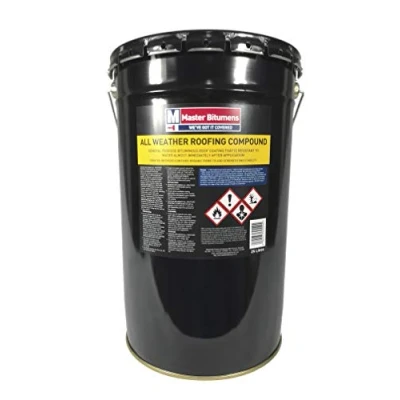 Image of All Weather Roofing Compound Bitumen Waterproof Roof Coating 25 Litre