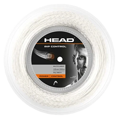 Image of HEAD Unisex&#039;s Rollo Rip Control Reel 03/04 Racquet String Multi Colour/White, Size 16