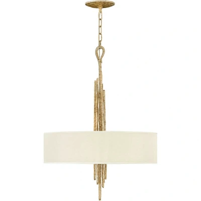 Image of Spyre 6 Light Round Ceiling Pendant Gold, E14