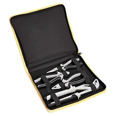 Image of Amazon Basics Pliers Set, 4 Pieces, Grey, Black