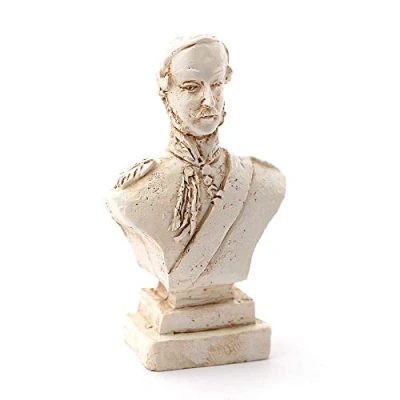 Image of Melody Jane Dolls House Prince Albert Bust Ornament Miniature Living Room Accessory 1:12