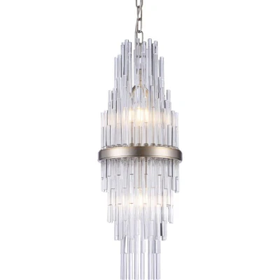 Image of Reykjavik 2 Light Pendant Ceiling Champagne, E14