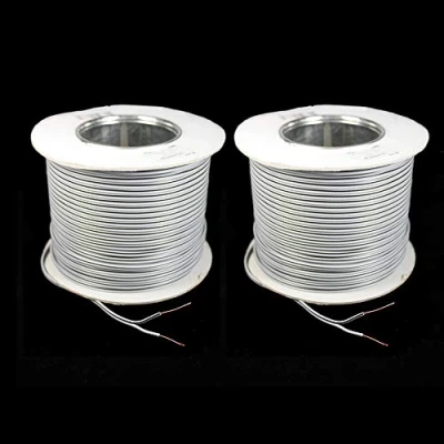 Image of Skytronic 2x Stranded Figure 8 White Speaker Cable 100m