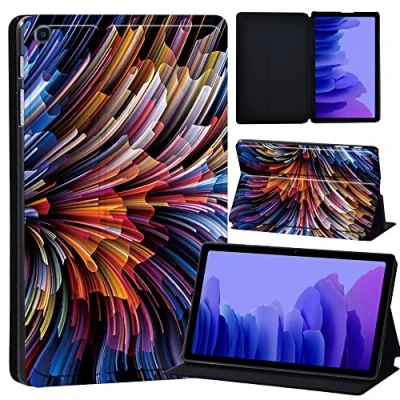 Image of Printed Case for Samsung Galaxy Tab A7 10.4 2020 (SM T500/ T505/ T507), Slim Lightweight Protective Hard Cover (abstract color 5)