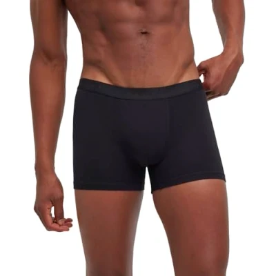 Image of FALKE Men&#039;s Daily Climate Control Outlast M BX Baumwolle schnelltrocknend 1 Stück Boxer Shorts, Schwarz (Black 3000), S