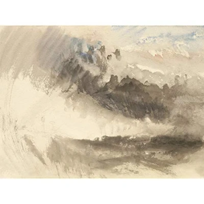 Image of Artery8 Turner Sky And Sea Painting Large Wall Art Poster Print Thick Paper 18X24 Inch