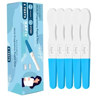 Image of Pregnancy Test, Early Detection HCG Urine Midstream Result Within 5 Minutes, Over 99% Accurate Fertility Extra Sensitive Home Rapid Detection, Individually Wrapped, 25mIU/mL 5Pack