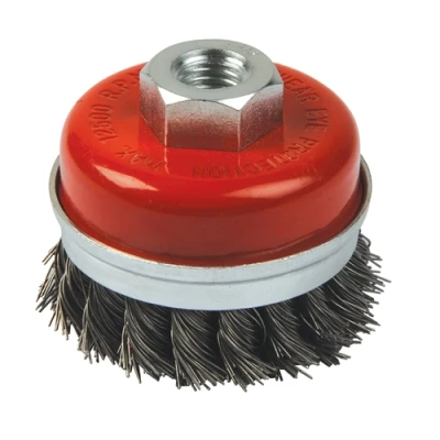 Image of Silverline Steel Twist Knot Cup 80mm