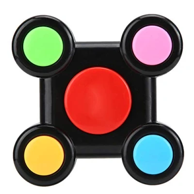 Image of Tnfeeon Memory Training Game, Kids Electronic Game Plastic Interaction Intelligent Music Light Educational Brain Teaser for Boys Girls[Double Hand]