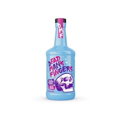 Image of Dead Man&#039;s Fingers Blue Raspberry Tequila Cream Liqueur 70cl