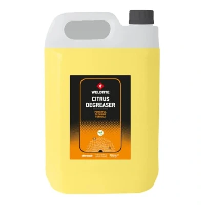 Image of WELDTITE Degreaser for Cleaning and Degreasing Bike Chains Bicycle Components Citrus 5 Litres