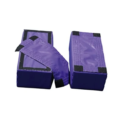 Image of Tumbl Trak Optional Brianna Beam Leg Bases, Purple, 46 cm x 20 15