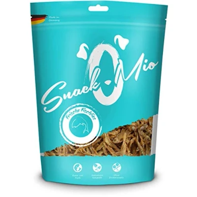 Image of SnackOMio Premium Dog Snack, Fresh Fishies, Grain Free, Pack of 1 (1 x 75 g)