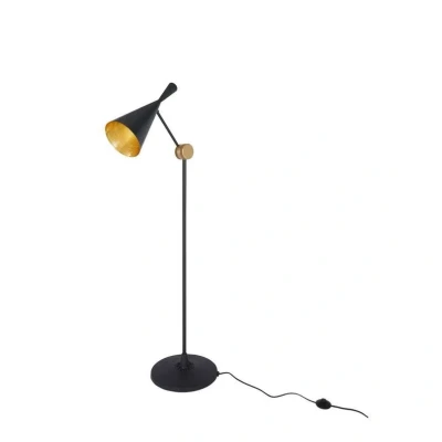 Image of Tom Dixon Beat Floor Lamp Matt Black/Brass
