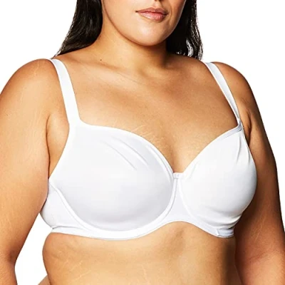 Image of Fantasie Smoothing Moulded Balcony Bra White 34DD