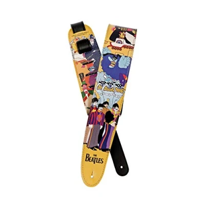 Image of Planet Waves Beatles Guitar Strap Yellow Submarine