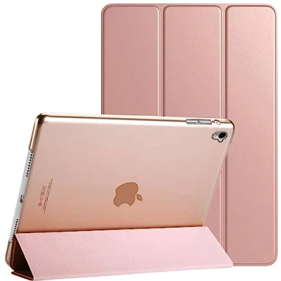 Image of For Apple iPad 9th / 8th 7th Generation Case Cover (2021/2020/2019) (10.2 Inch) Smart Magnetic Ultra Slim Stand Auto Wake/Sleep 9 8 7 (Rose Gold)