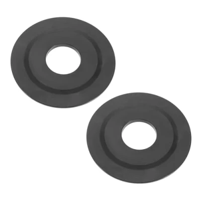 Image of eMagTech 2pcs Toilet Flush Valve Gaskets Washer Rubber Gasket 24mm ID 72mm OD Compatible with Siamp Skipper 45 Storm 33A Accessories