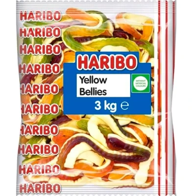 Image of Haribo Yellow Bellies 3kg Bag