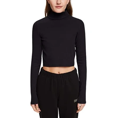 Image of edc by ESPRIT Women&#039;s 092cc1k320 T Shirt, 001/Black, XXL