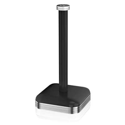 Image of Swan SWKA1040BN Retro Kitchen Roll Holder with Steel Weighted Base, 32cm, Black