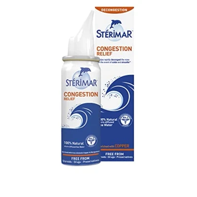 Image of Sterimar Congestion Relief, Nasal Spray, Natural Sea Water Solution, 50 ml