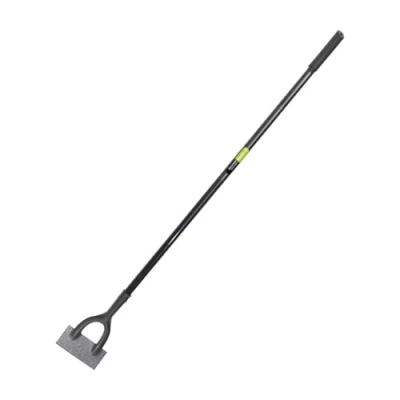 Image of KKTECH Dutch Hoe Carbon Steel for Soil Weeding and Garden Digging, Digging Pole Long 140cm Lawn Landscaping